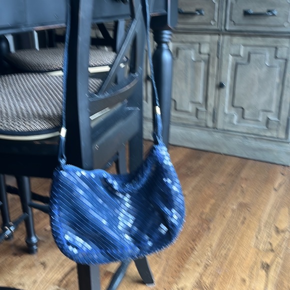 Navy Blue Purse EUC Once Only by Regale - Picture 2 of 8